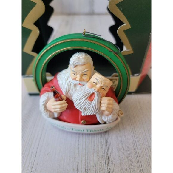 Coca-Cola trim a tree 1933 Away With A Tired Thirsty Face ornament Xmas - Picture 2 of 7